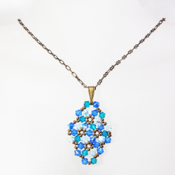 Pendant 65cm - Marissa Rhombus S-Bronze Chain - Pendant 65cm - Laiton bronze